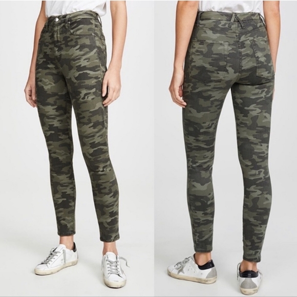 NWOT Good American "Good Waist" Camo Skinny Jeans Size 4/27 - Picture 8 of 10
